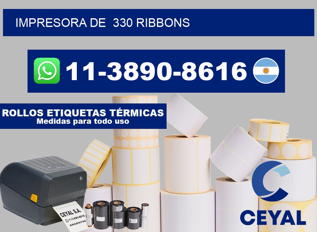 impresora de  330 ribbons