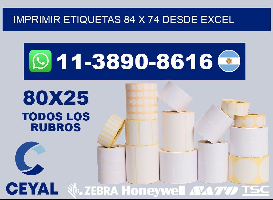 imprimir etiquetas 84 x 74 desde excel