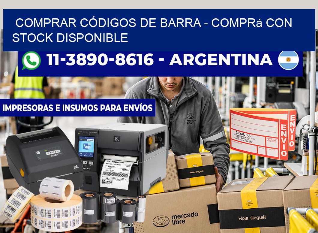 COMPRAR CÓDIGOS DE BARRA - Comprá con stock disponible