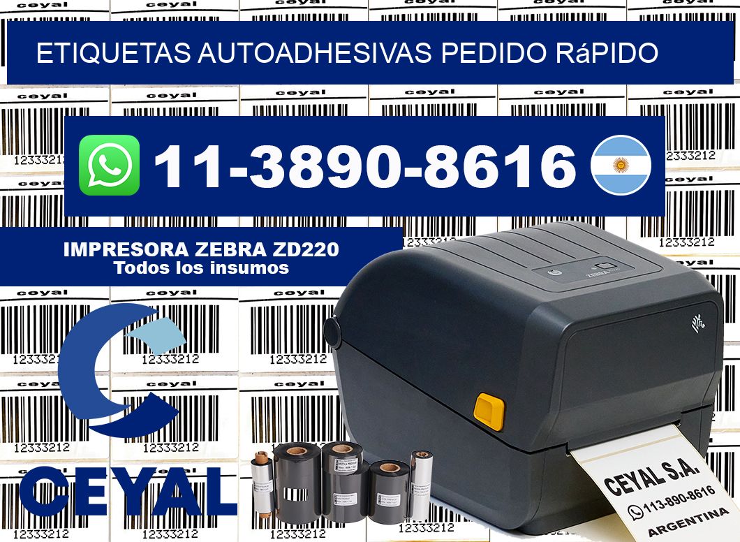 ETIQUETAS AUTOADHESIVAS Pedido rápido