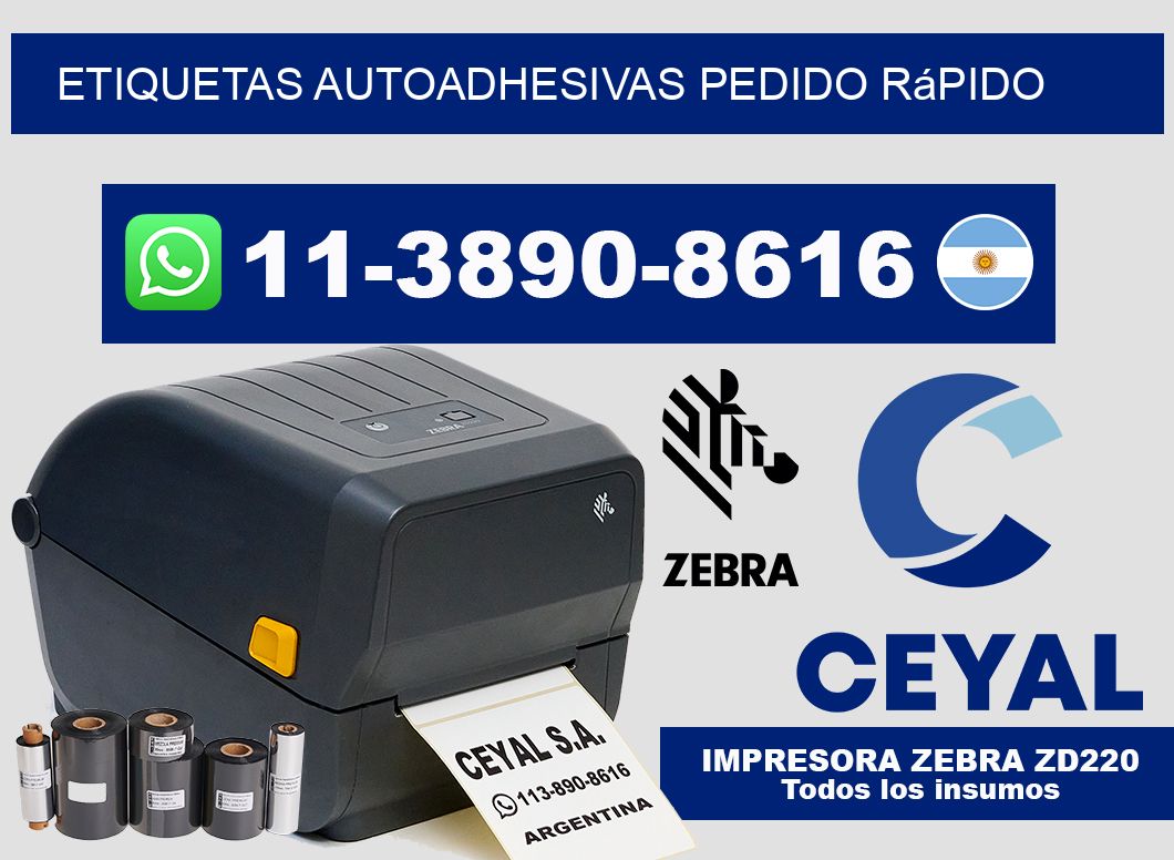 ETIQUETAS AUTOADHESIVAS Pedido rápido