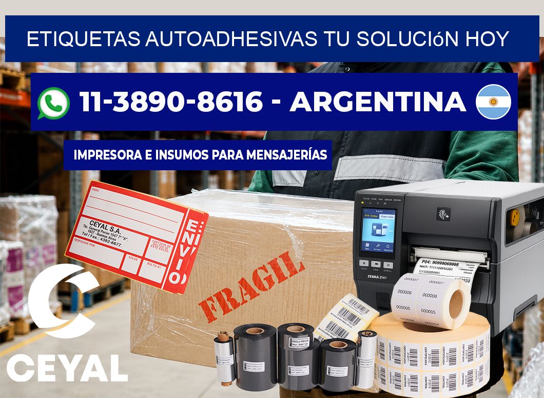 ETIQUETAS AUTOADHESIVAS Tu solución hoy