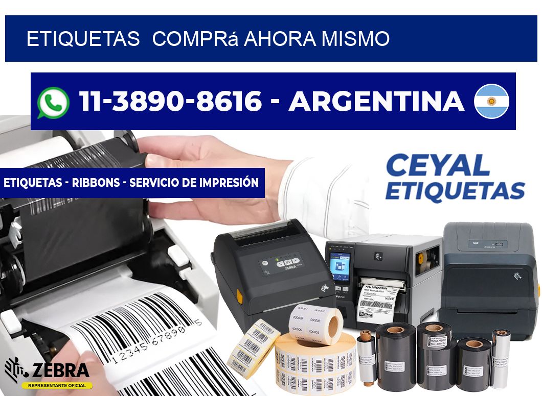 ETIQUETAS  Comprá ahora mismo