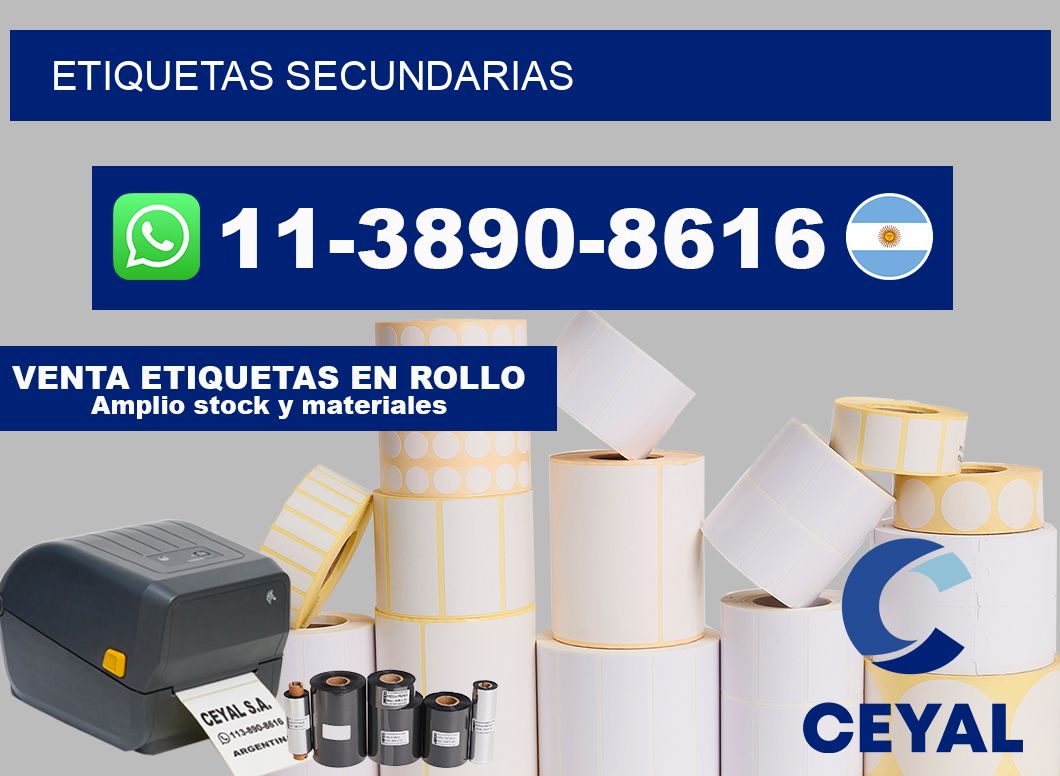 ETIQUETAS secundarias