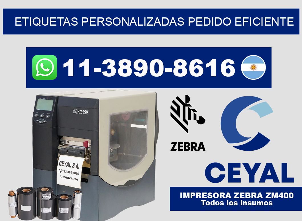 etiquetas personalizadas Pedido eficiente