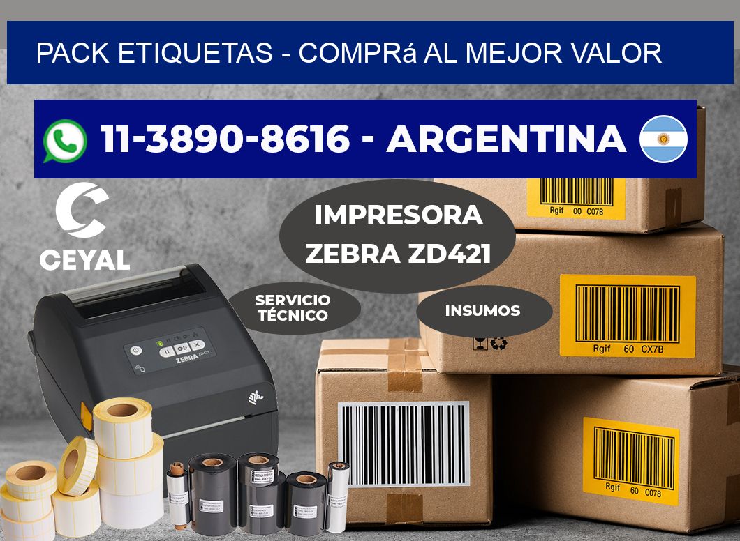 pack etiquetas – Comprá al mejor valor