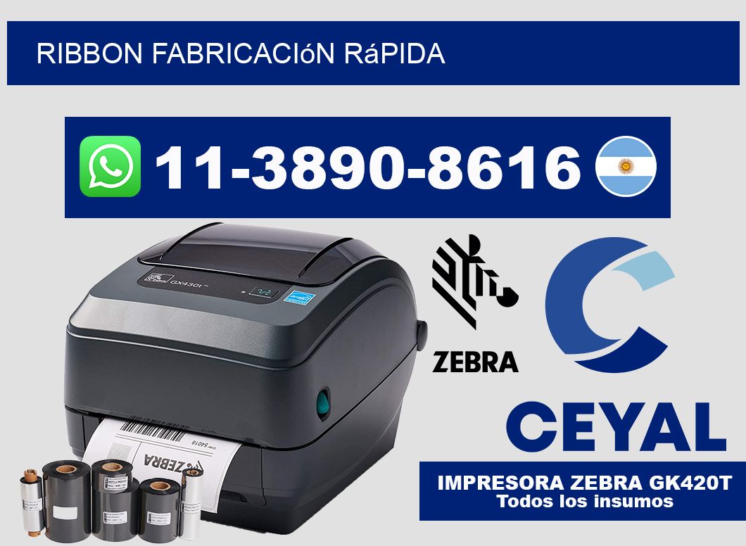 ribbon Fabricación rápida