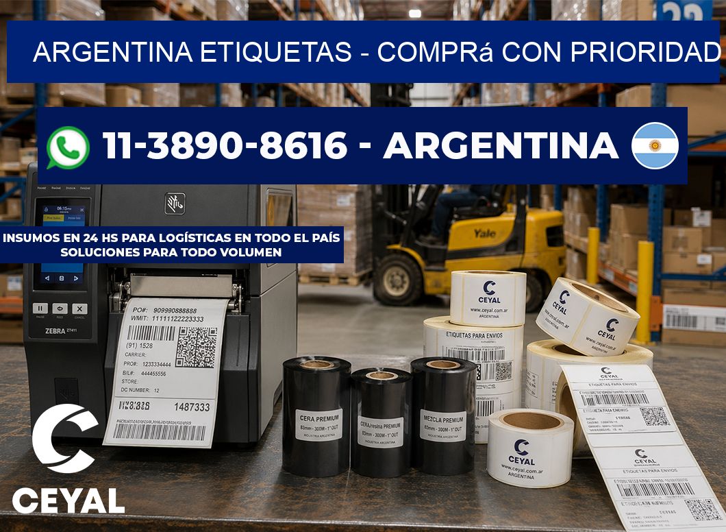 ARGENTINA ETIQUETAS - Comprá con prioridad