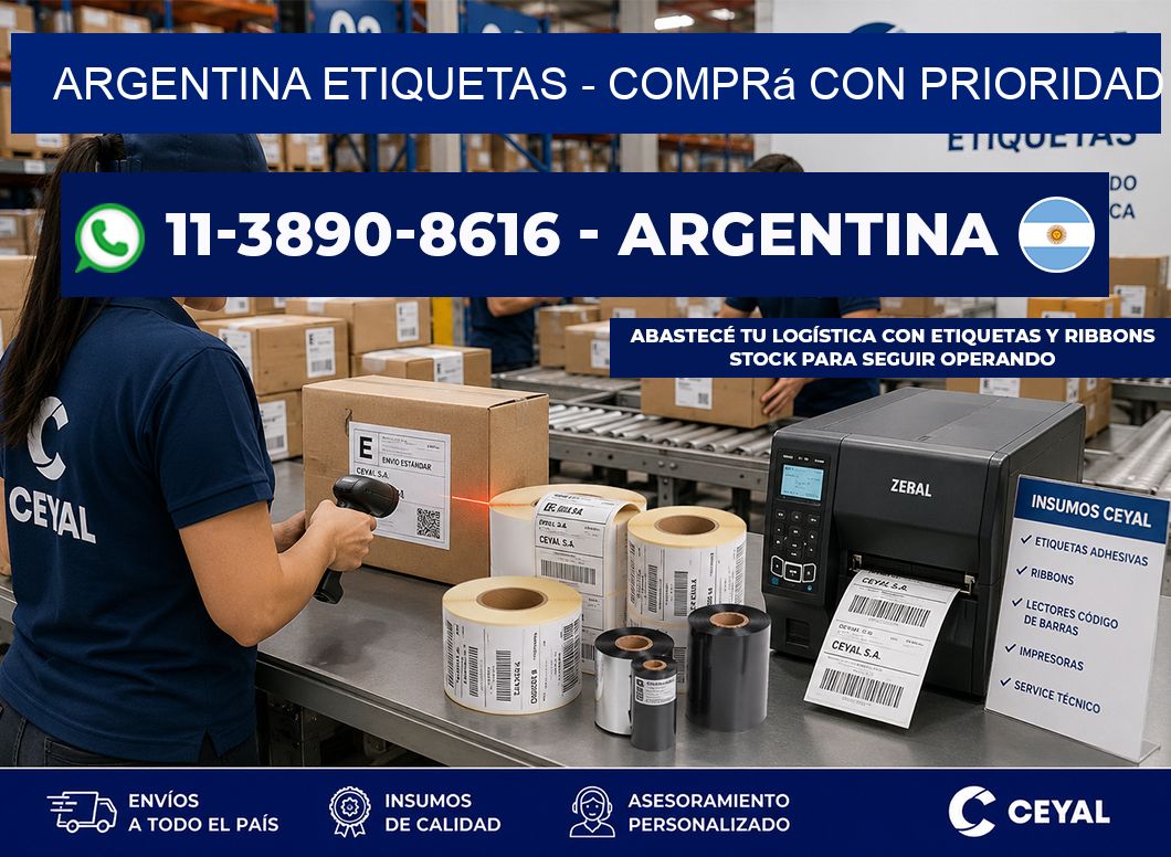 ARGENTINA ETIQUETAS - Comprá con prioridad