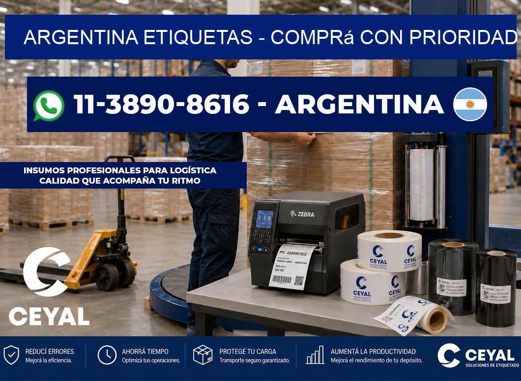 ARGENTINA ETIQUETAS - Comprá con prioridad