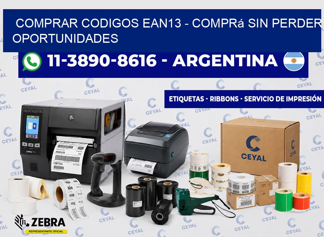COMPRAR CODIGOS EAN13 - Comprá sin perder oportunidades