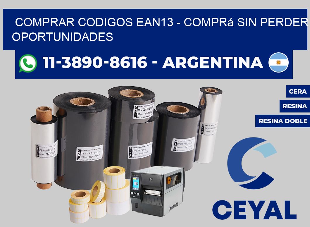 COMPRAR CODIGOS EAN13 - Comprá sin perder oportunidades
