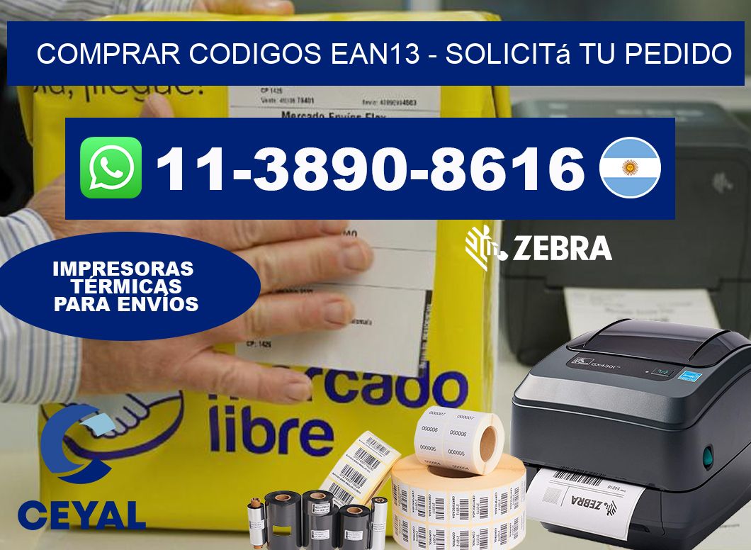 COMPRAR CODIGOS EAN13 - Solicitá tu pedido