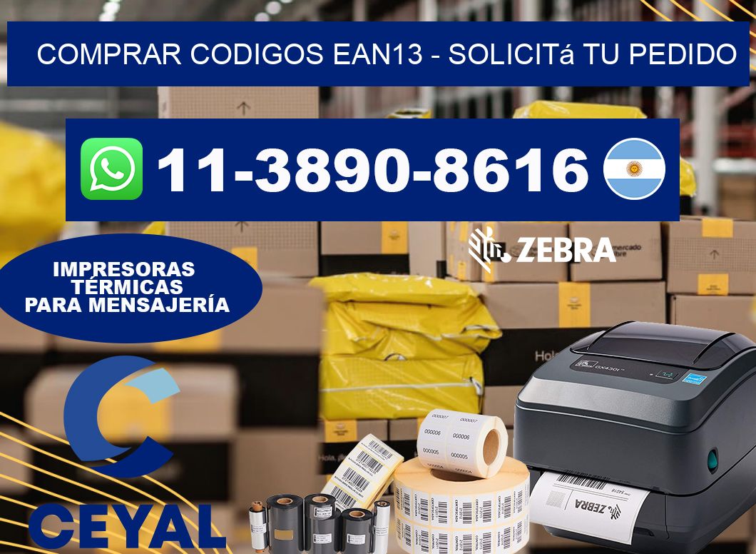 COMPRAR CODIGOS EAN13 - Solicitá tu pedido