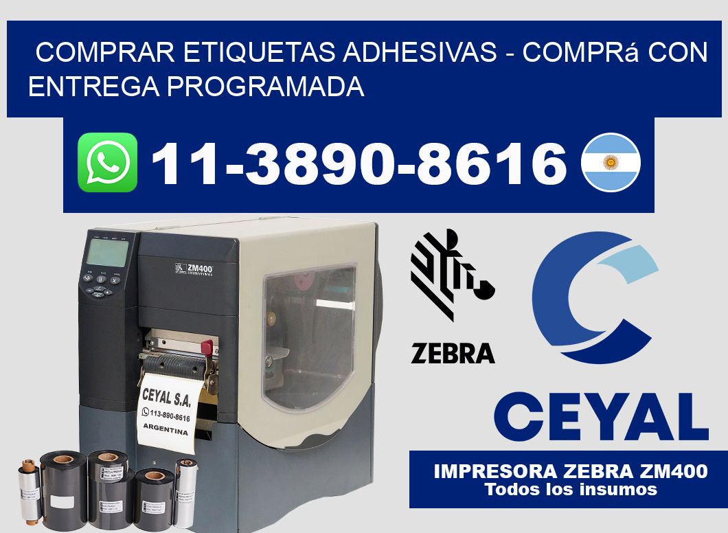 COMPRAR ETIQUETAS ADHESIVAS - Comprá con entrega programada