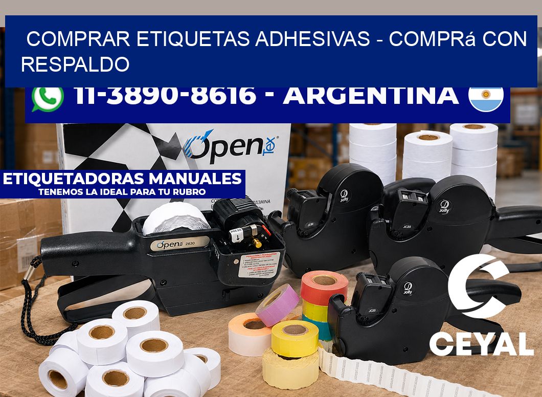 COMPRAR ETIQUETAS ADHESIVAS - Comprá con respaldo