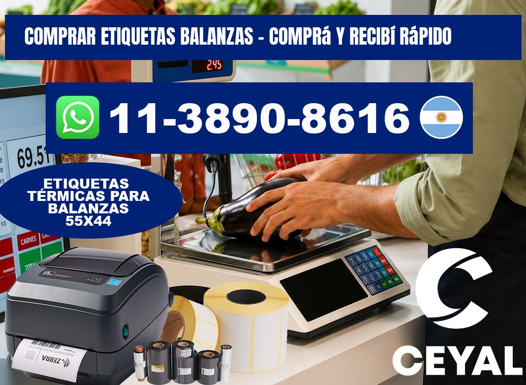 COMPRAR ETIQUETAS BALANZAS - Comprá y recibí rápido