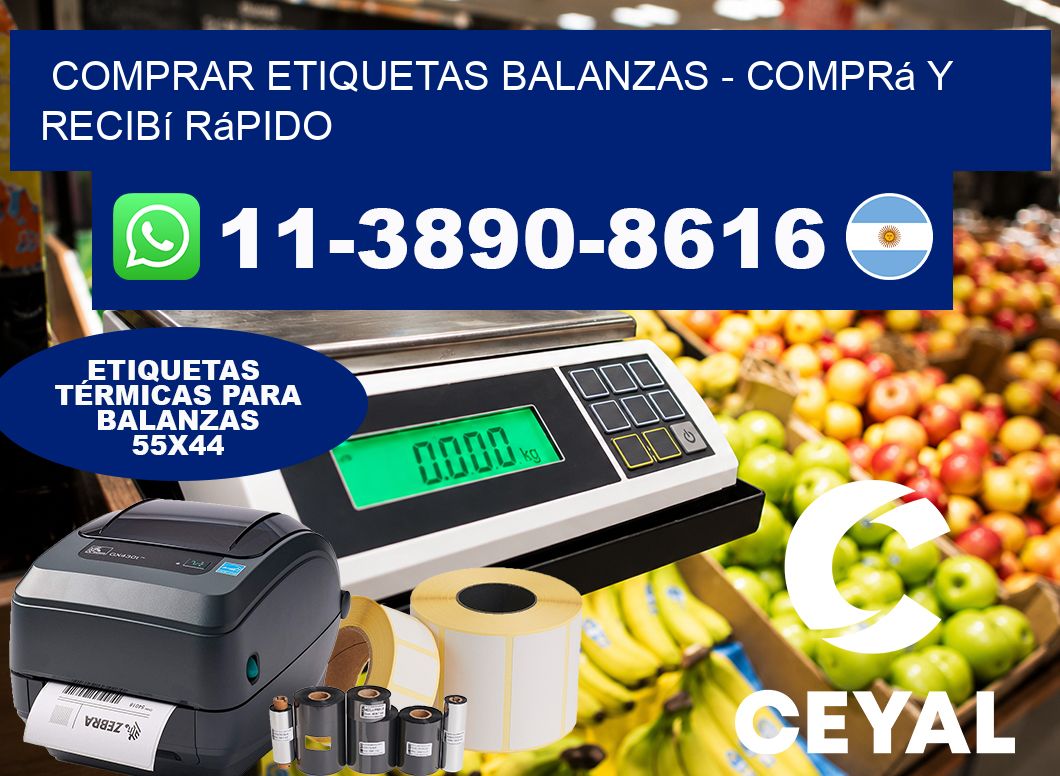 COMPRAR ETIQUETAS BALANZAS - Comprá y recibí rápido
