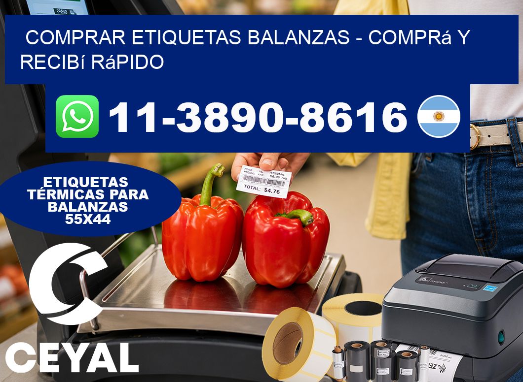 COMPRAR ETIQUETAS BALANZAS – Comprá y recibí rápido