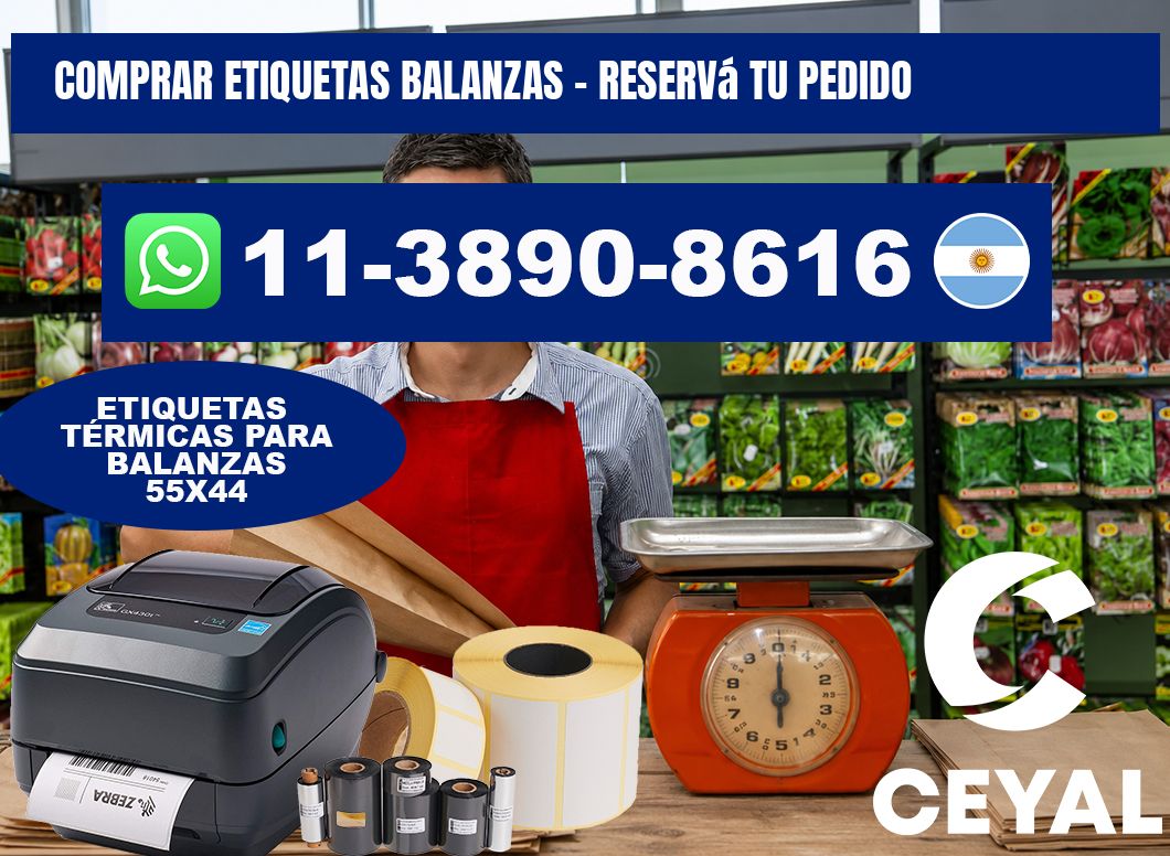COMPRAR ETIQUETAS BALANZAS - Reservá tu pedido