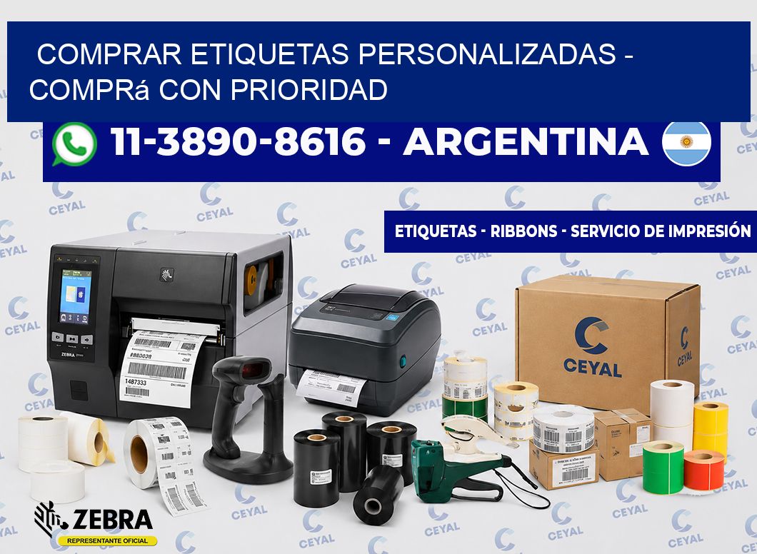 COMPRAR ETIQUETAS PERSONALIZADAS - Comprá con prioridad