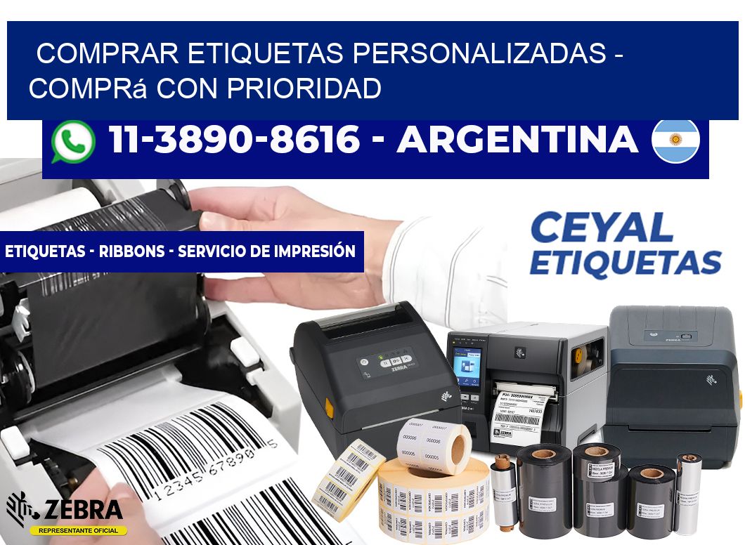 COMPRAR ETIQUETAS PERSONALIZADAS - Comprá con prioridad