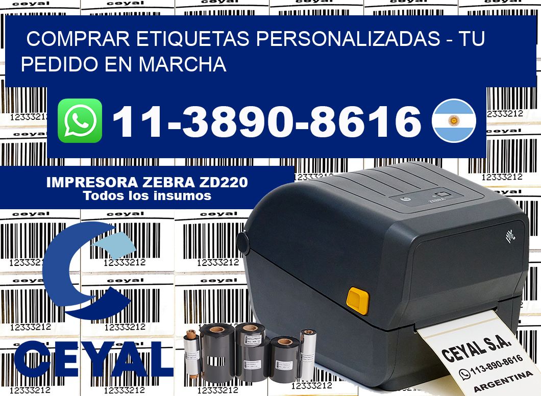 COMPRAR ETIQUETAS PERSONALIZADAS - Tu pedido en marcha