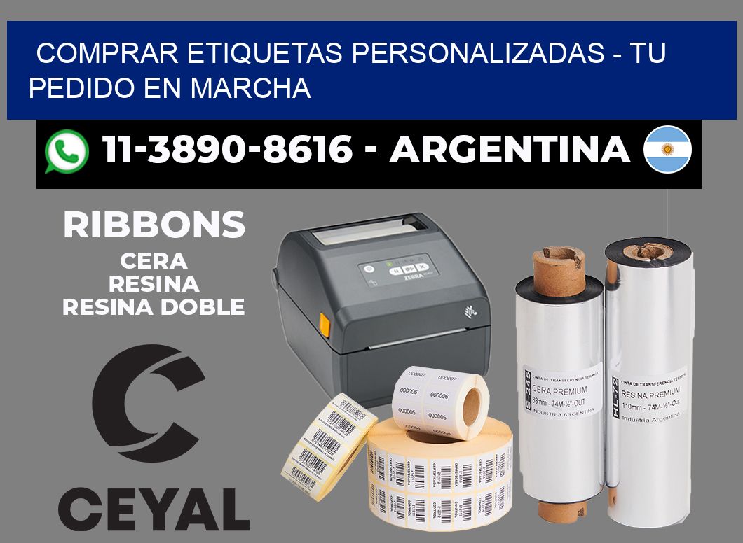 COMPRAR ETIQUETAS PERSONALIZADAS - Tu pedido en marcha