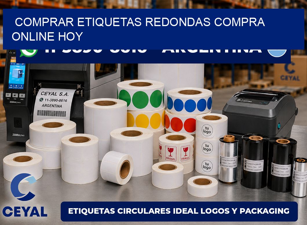 COMPRAR ETIQUETAS REDONDAS Compra online hoy