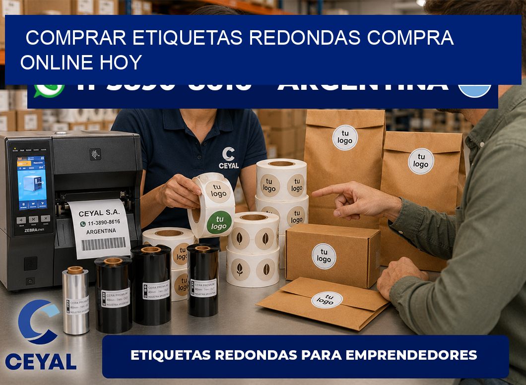 COMPRAR ETIQUETAS REDONDAS Compra online hoy