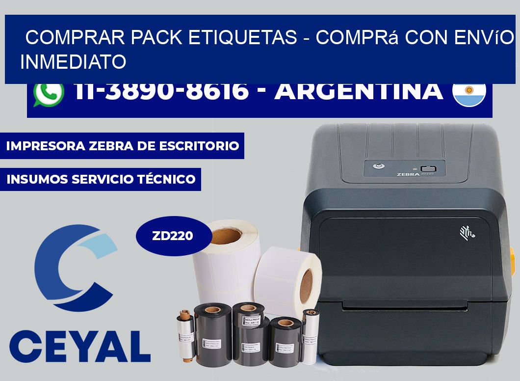 COMPRAR PACK ETIQUETAS - Comprá con envío inmediato