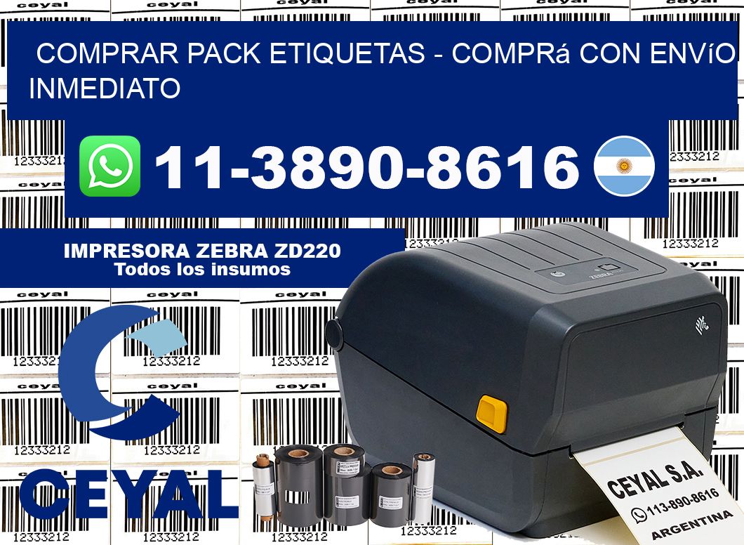 COMPRAR PACK ETIQUETAS - Comprá con envío inmediato