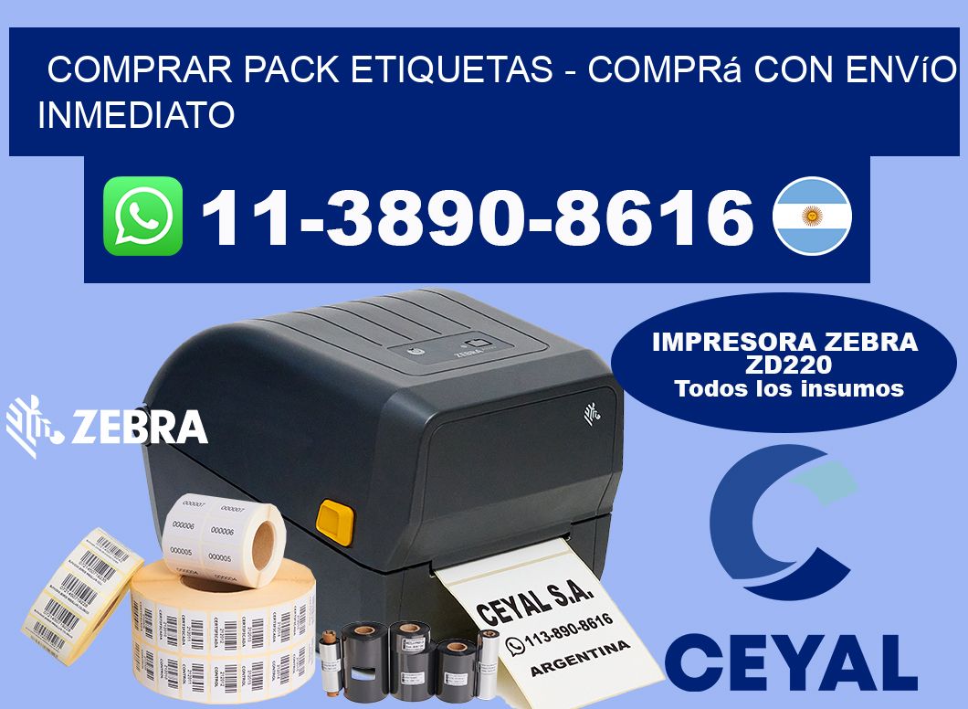 COMPRAR PACK ETIQUETAS - Comprá con envío inmediato