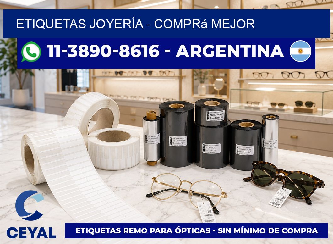 ETIQUETAS JOYERÍA - Comprá mejor