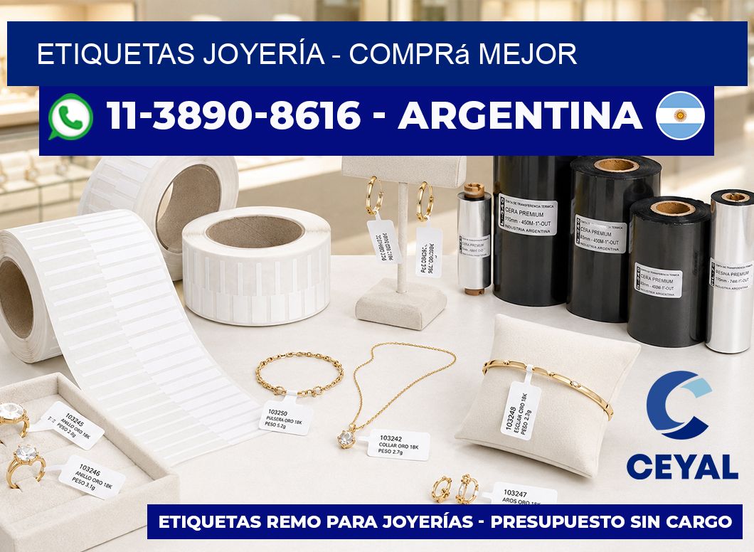ETIQUETAS JOYERÍA – Comprá mejor