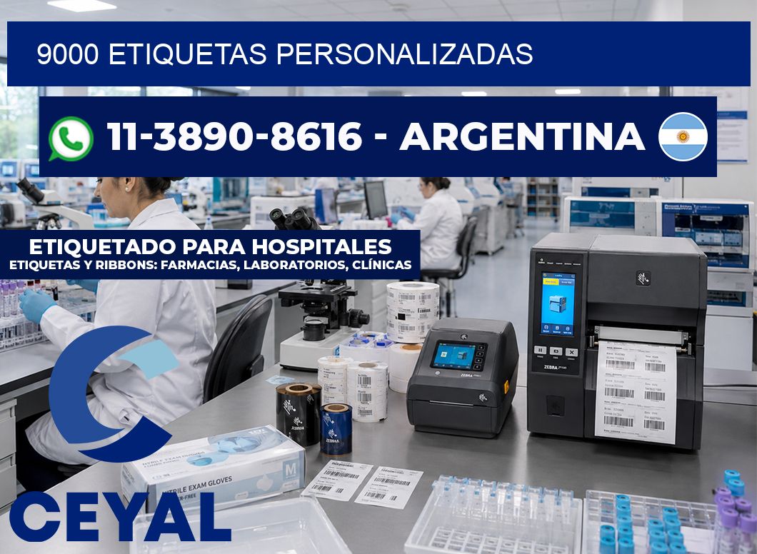 9000 ETIQUETAS PERSONALIZADAS