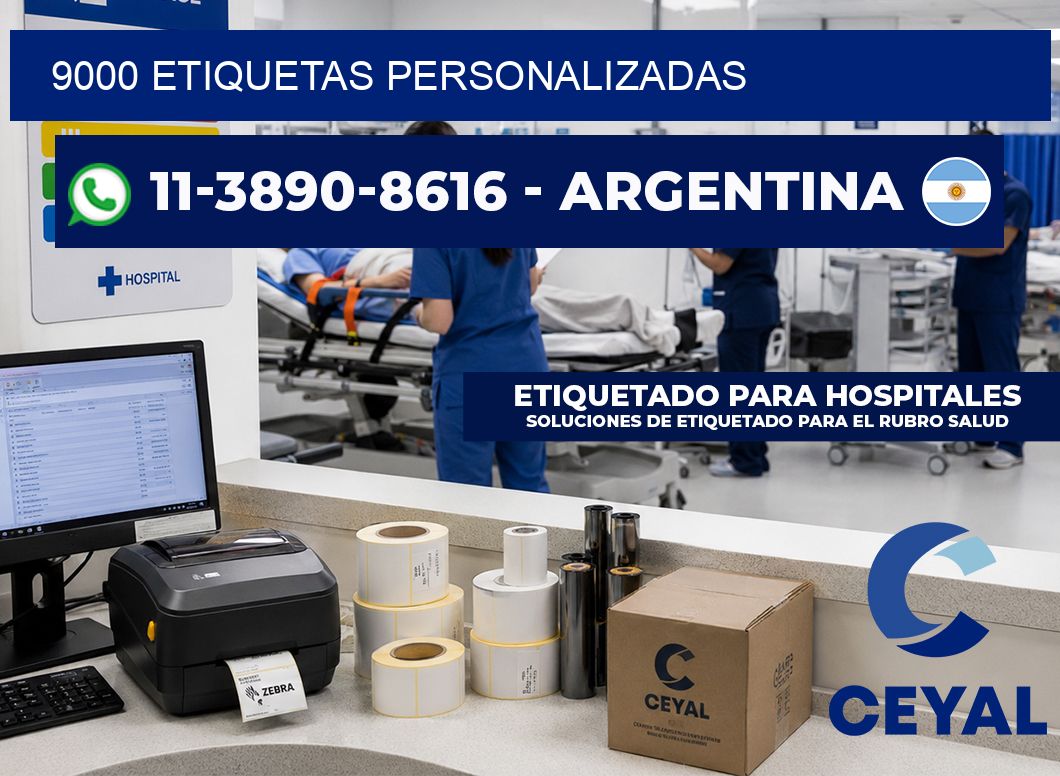 9000 ETIQUETAS PERSONALIZADAS