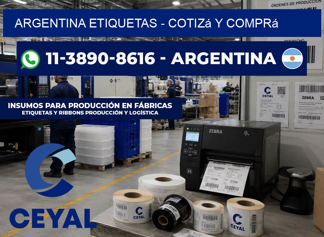 ARGENTINA ETIQUETAS - Cotizá y comprá