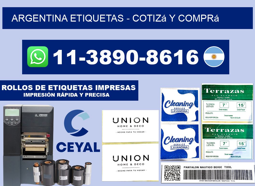 ARGENTINA ETIQUETAS - Cotizá y comprá