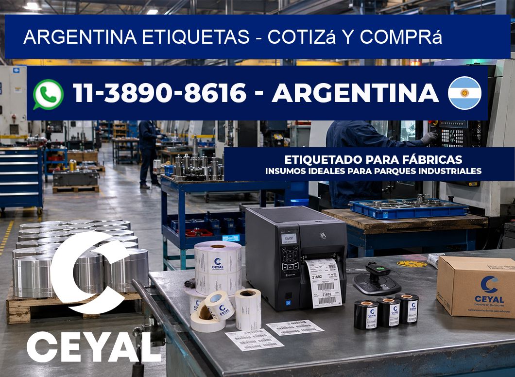 ARGENTINA ETIQUETAS – Cotizá y comprá