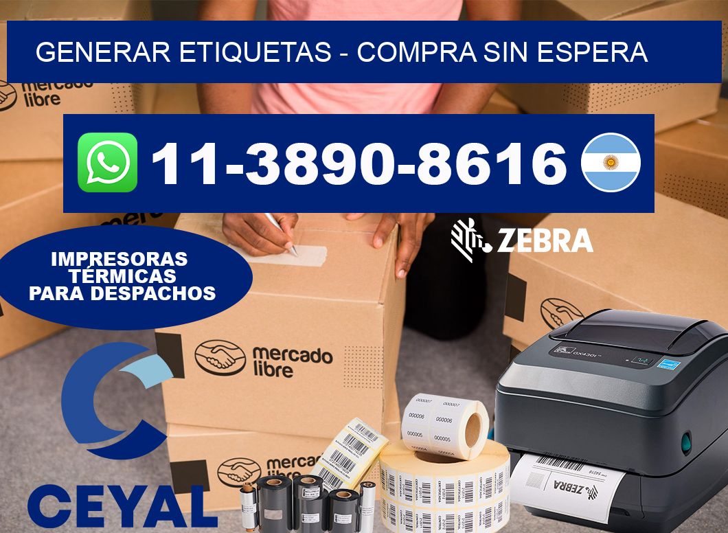 GENERAR ETIQUETAS - Compra sin espera