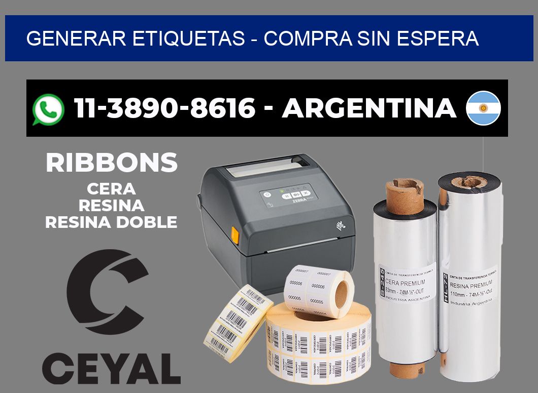 GENERAR ETIQUETAS - Compra sin espera