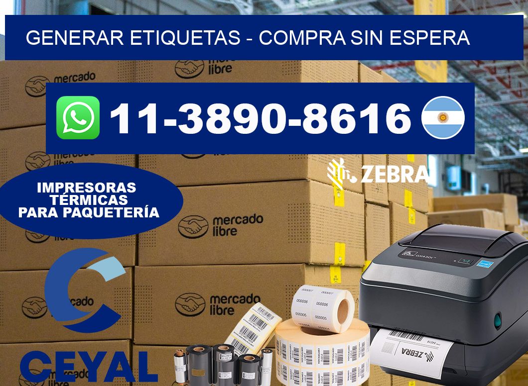 GENERAR ETIQUETAS – Compra sin espera