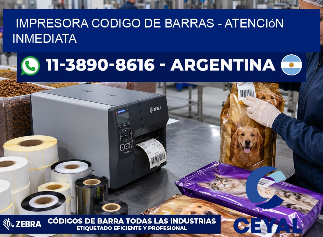 IMPRESORA CODIGO DE BARRAS - Atención inmediata