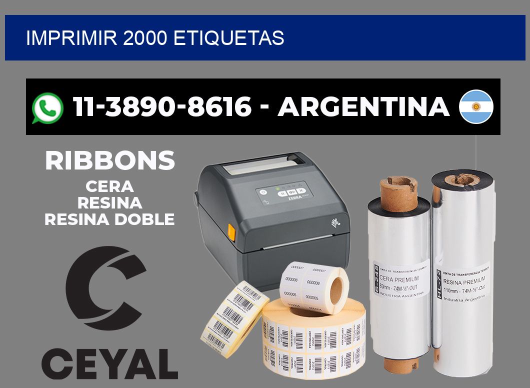 IMPRIMIR 2000 ETIQUETAS