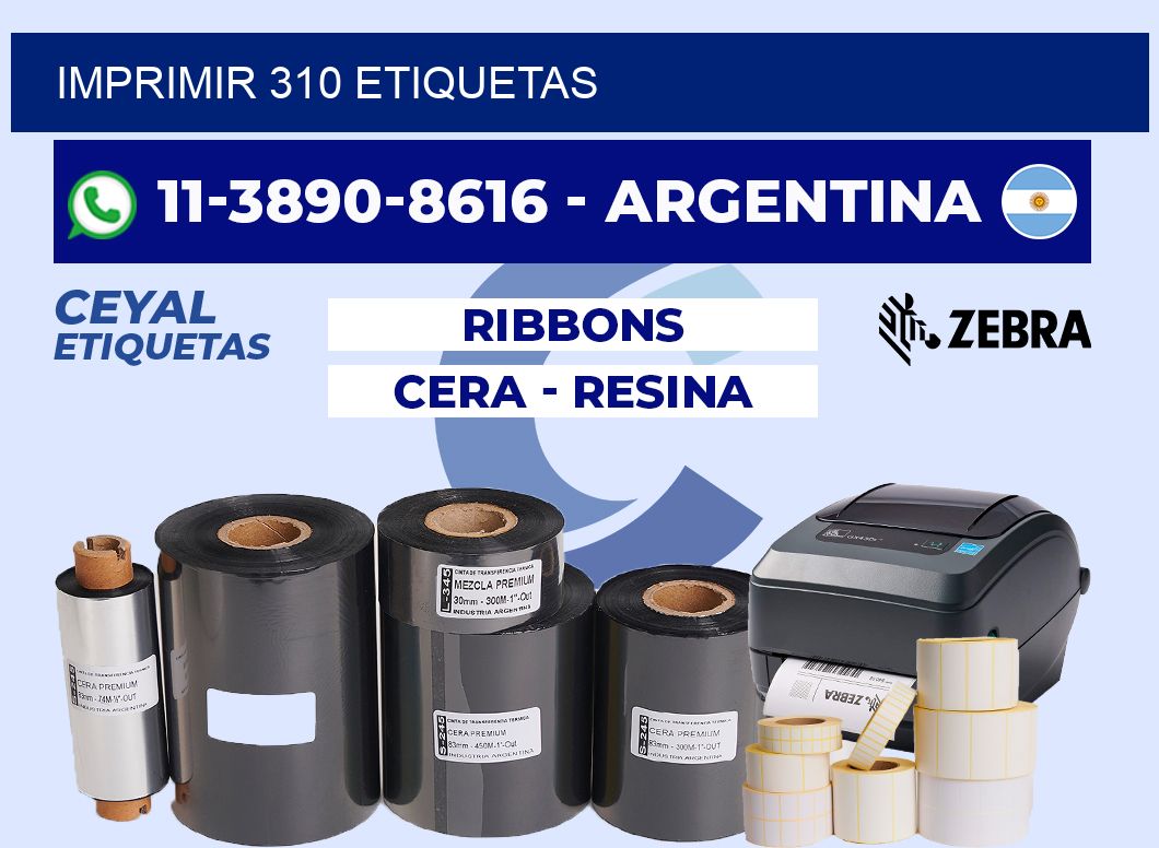 IMPRIMIR 310 ETIQUETAS