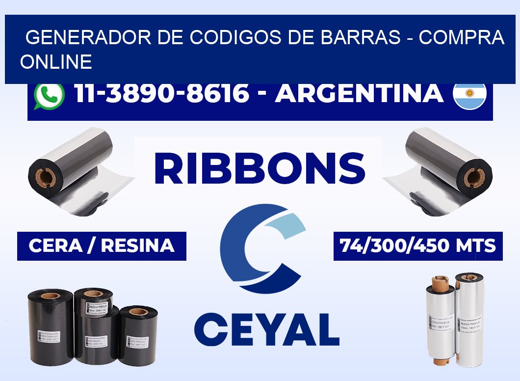 generador de codigos de barras - compra online