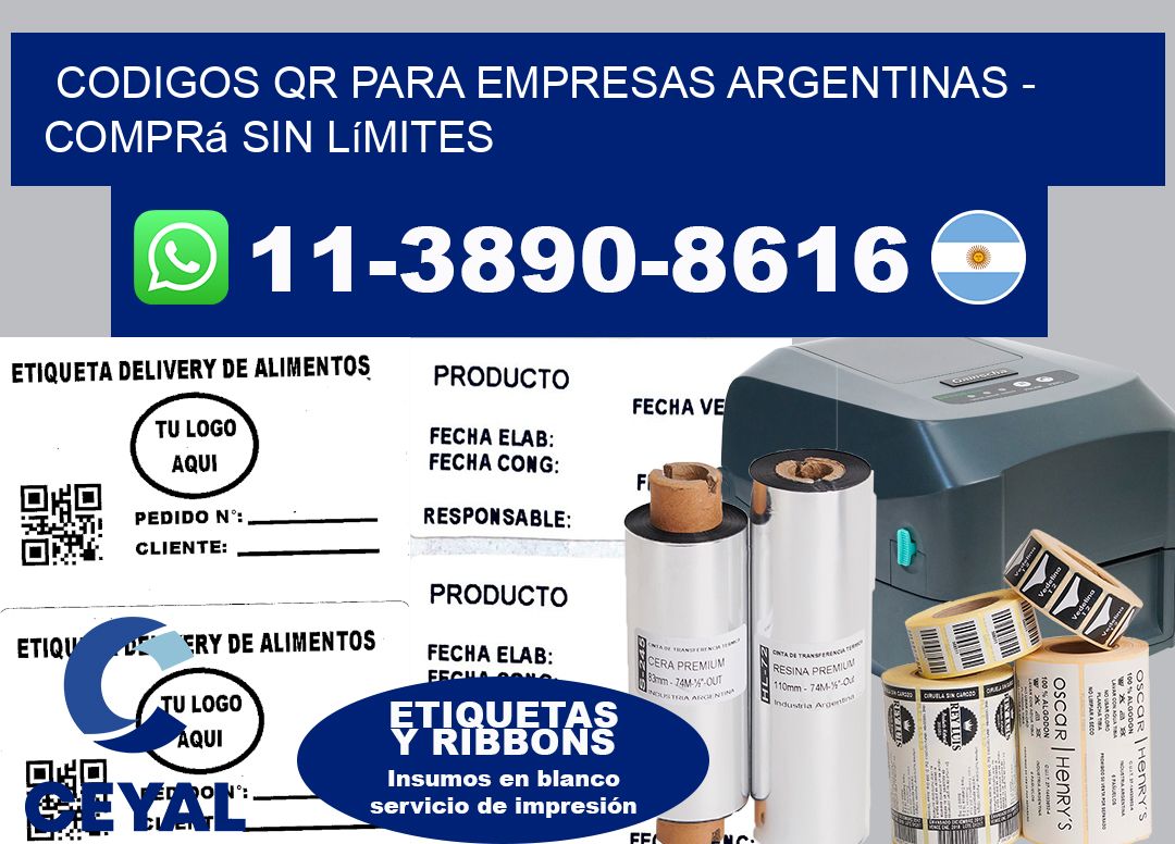 CODIGOS QR PARA EMPRESAS ARGENTINAS - Comprá sin límites