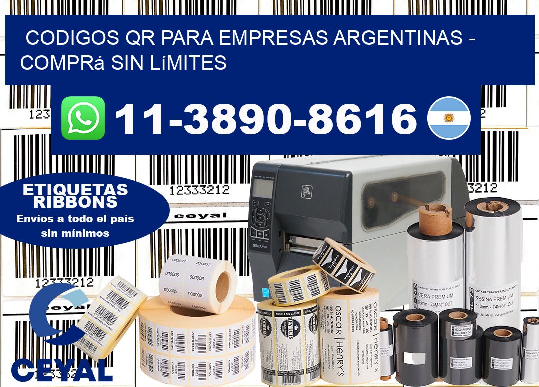 CODIGOS QR PARA EMPRESAS ARGENTINAS - Comprá sin límites