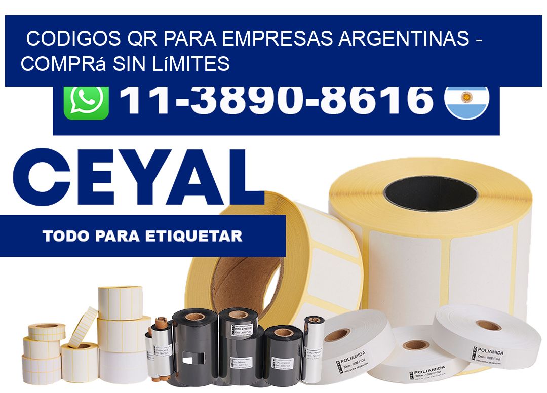CODIGOS QR PARA EMPRESAS ARGENTINAS - Comprá sin límites